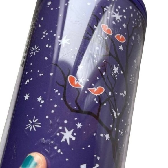 STARBUCKS Fall Cup Glow In Dark Tree spooky Eyes Venti Tumbler 24 oz 2022 Gift - Picture 9 of 14